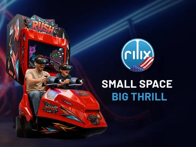 Peça da Rilix para o mercado americano com o slogan Small Space. Big Thrill.